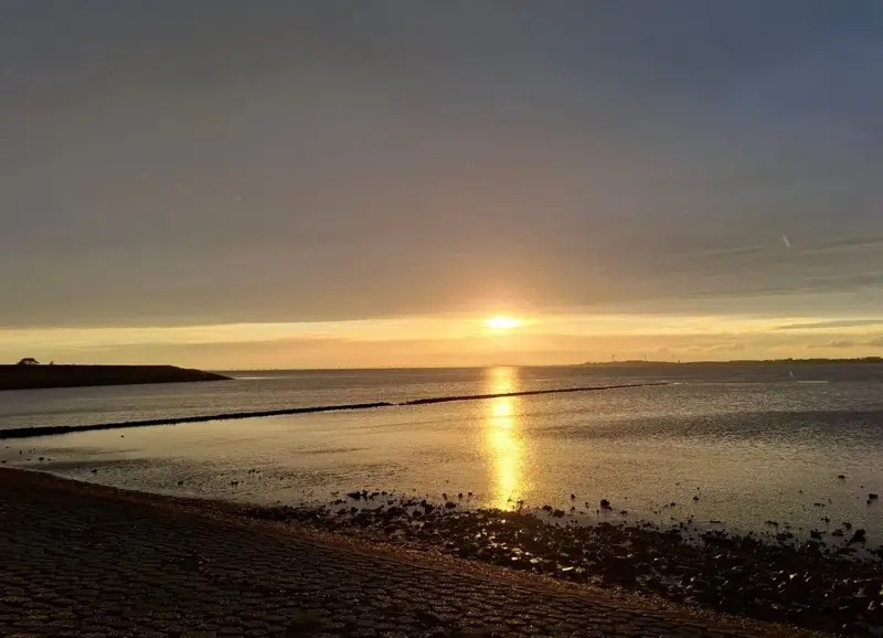 Sunset over the Oosterschelde